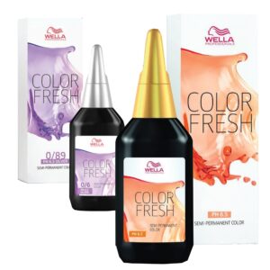 bedste skyllefarver til gråt hår Wella Color Fresh - god pris og god til nybegynder