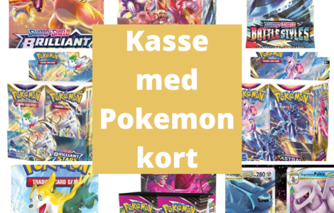 Kasse med Pokemon kort - find en Pokemon booster box (guide)
