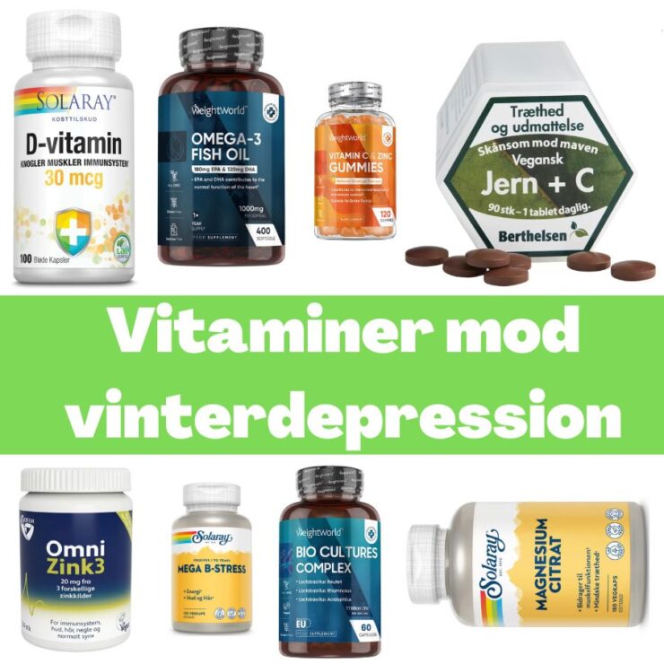 10 bedste vitaminer mod vinterdepression - boost humøret til vinter