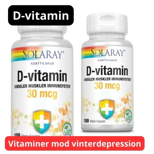 bedste vitaminer mod vinterdepression D vitamin er vigtigst